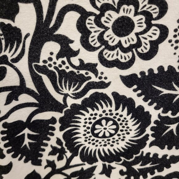 Talbots Monochrome Floral Swim Coverup - Picture 3 of 6